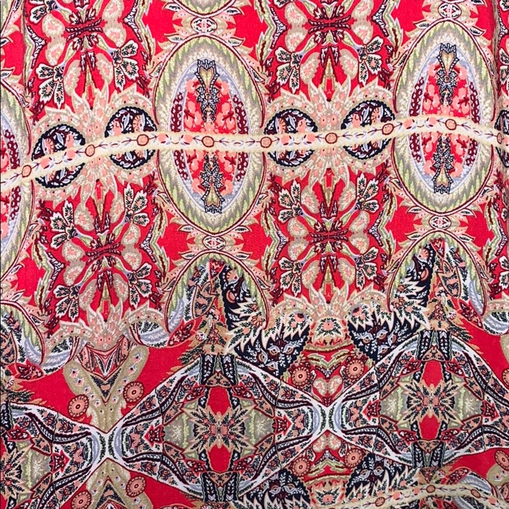 LULUs red print shift dress - Picture 2 of 4